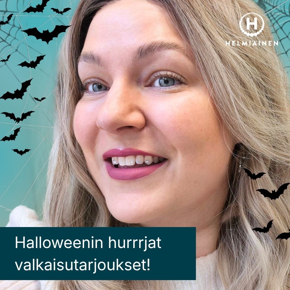 helmiäisen valkaisutarjous halloween